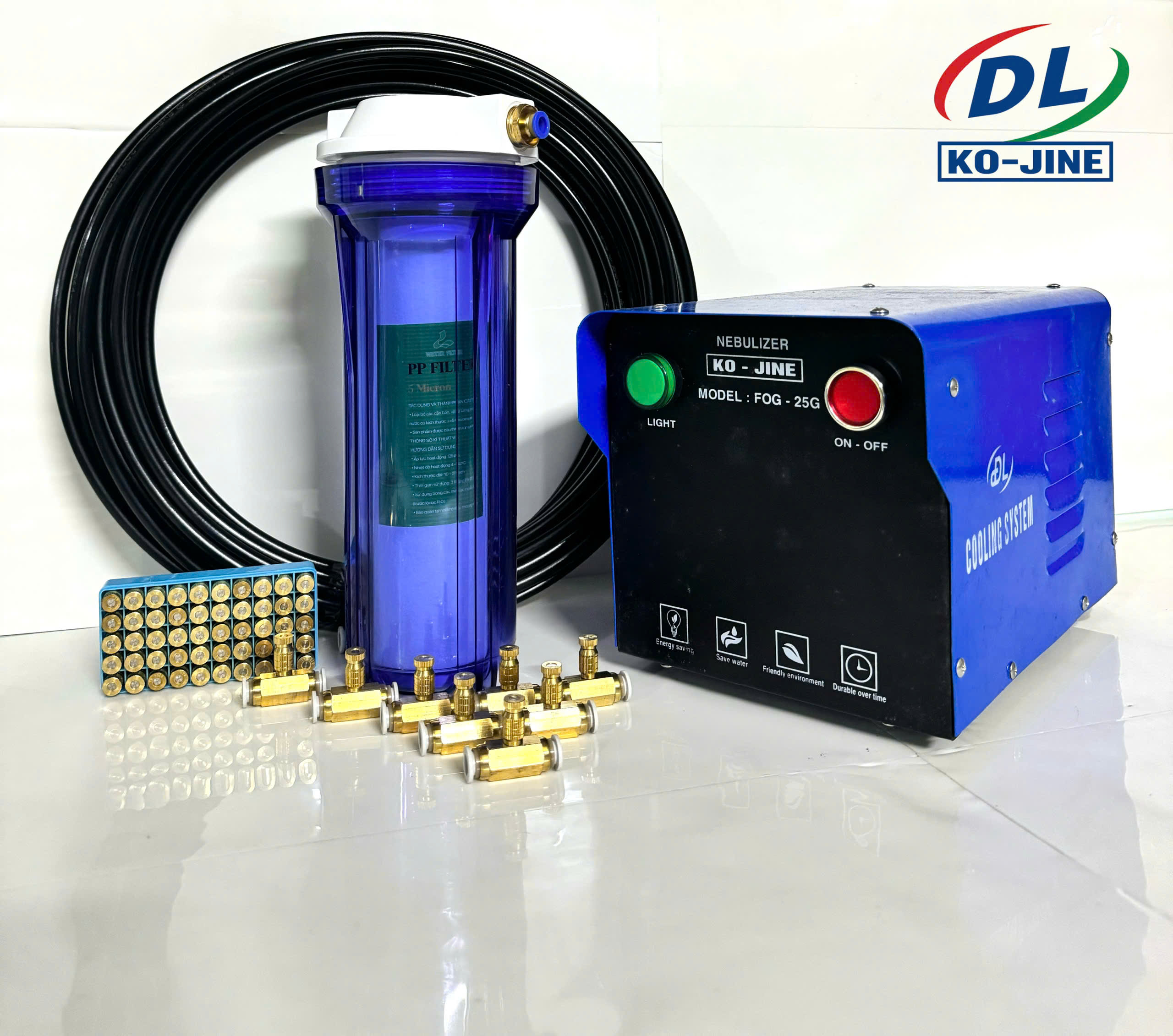 Bộ máy phun sương Kojine -25 đầu phun