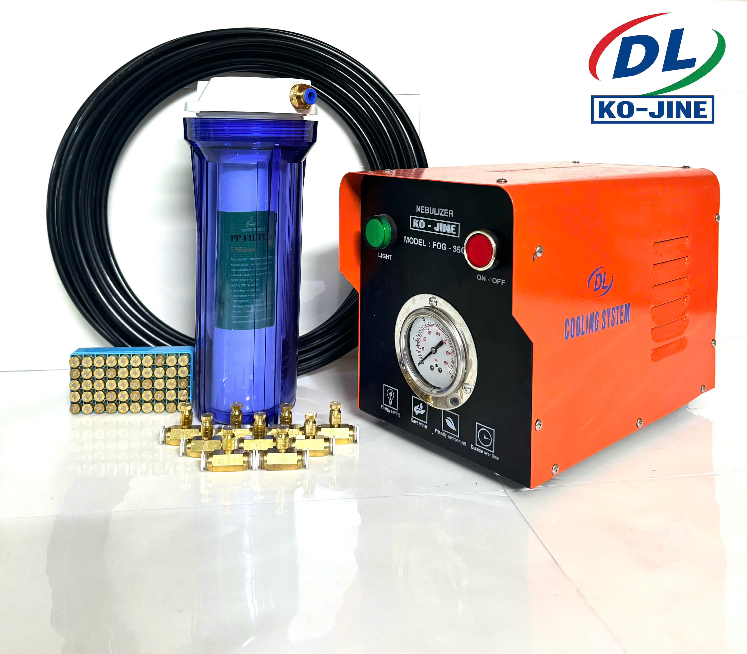 Trọn Bộ máy phun sương Kojine- 35 đầu phun